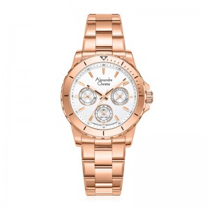 Alexandre Christie AC 6141 Rosegold White Lady Limited Edition 25th Anniversary XXVBFBRGSL